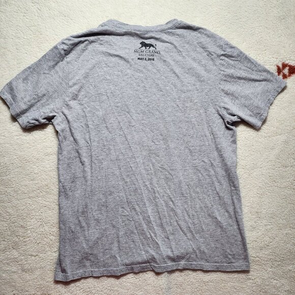 Floyd MAYWEATHER vs Manny PACQUIAO Boxing T-Shirt 2015 MGM Las Vegas 2015 Large - Picture 3 of 5